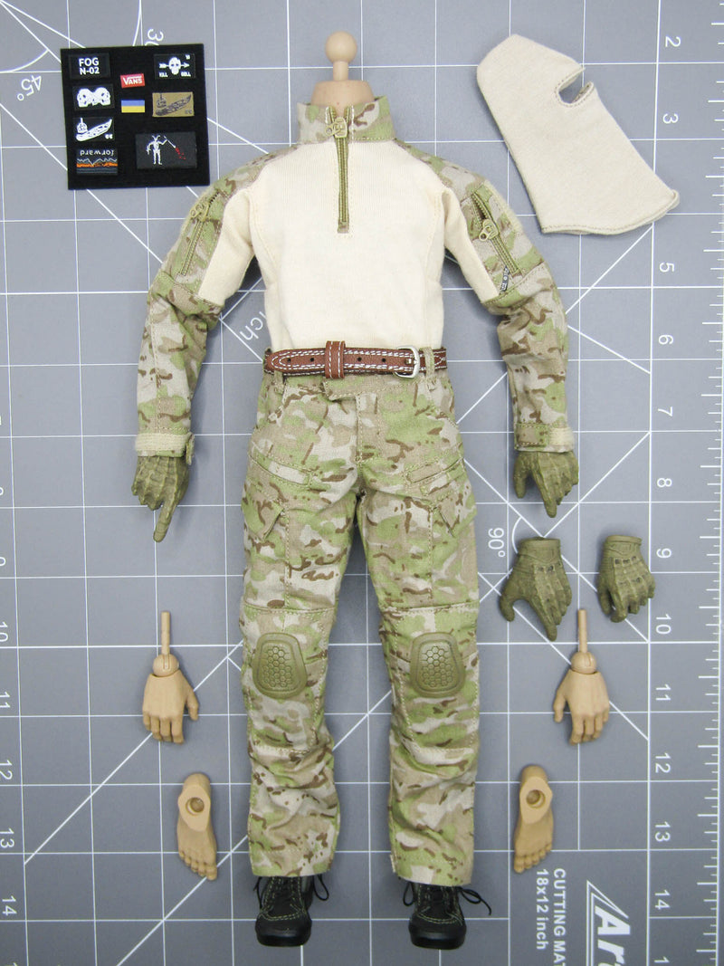 Load image into Gallery viewer, Paramilitary Forces Op. A - Male Dressed Body w/Hands &amp; Shoes
