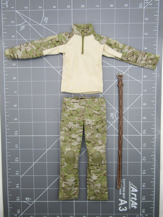 Paramilitary Forces Op. A - Multicam Arid Uniform Set w/Belt