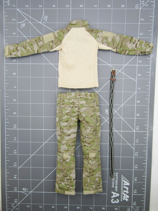 Paramilitary Forces Op. A - Multicam Arid Uniform Set w/Belt