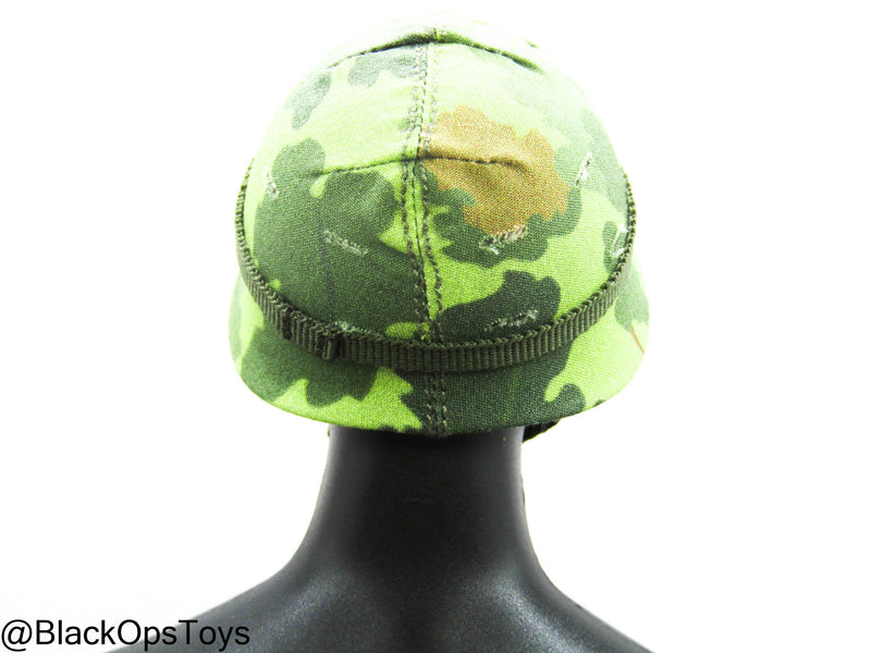 Load image into Gallery viewer, Vietnam War US Army - Metal ERDL Leaf Camo Helmet
