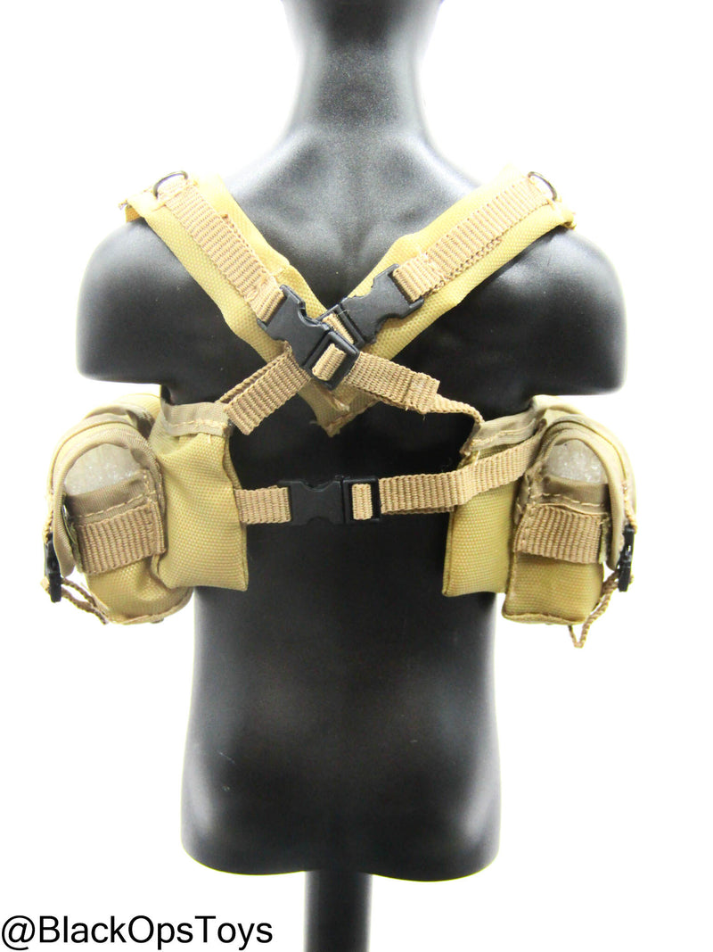 PMC - FDE Tan Machine Gunner LMG Chest Rig – BlackOpsToys