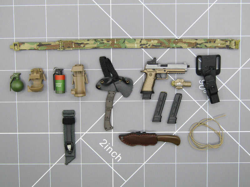Load image into Gallery viewer, Paramilitary Forces Op. A - Battle Belt Set w/Pistol
