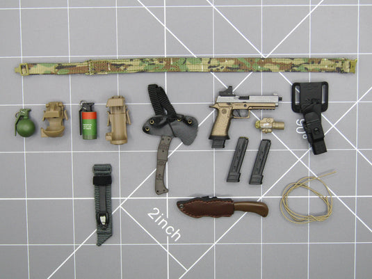 Paramilitary Forces Op. A - Battle Belt Set w/Pistol