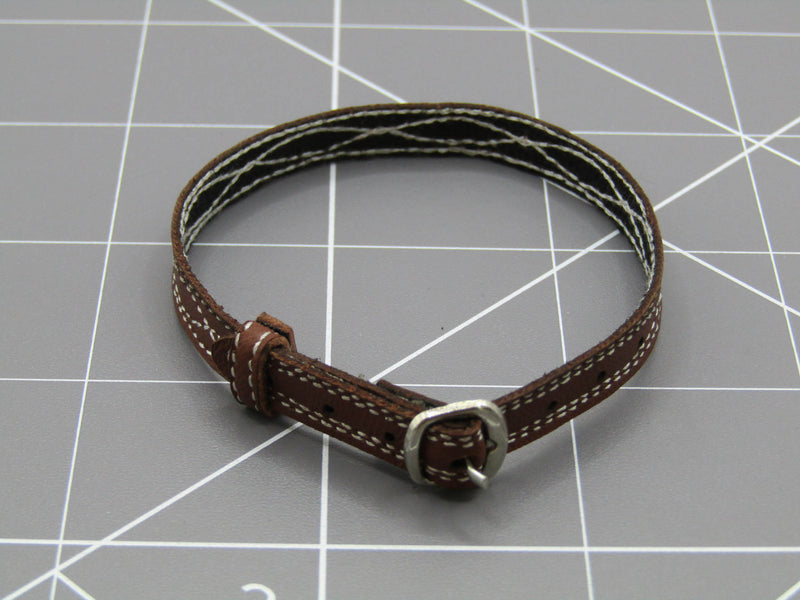 Load image into Gallery viewer, Paramilitary Forces Op. A - Brown Detailed Leather Like Belt
