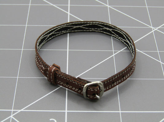 Paramilitary Forces Op. A - Brown Detailed Leather Like Belt