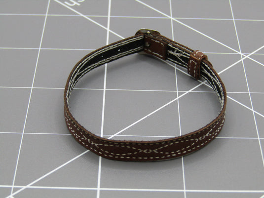 Paramilitary Forces Op. A - Brown Detailed Leather Like Belt
