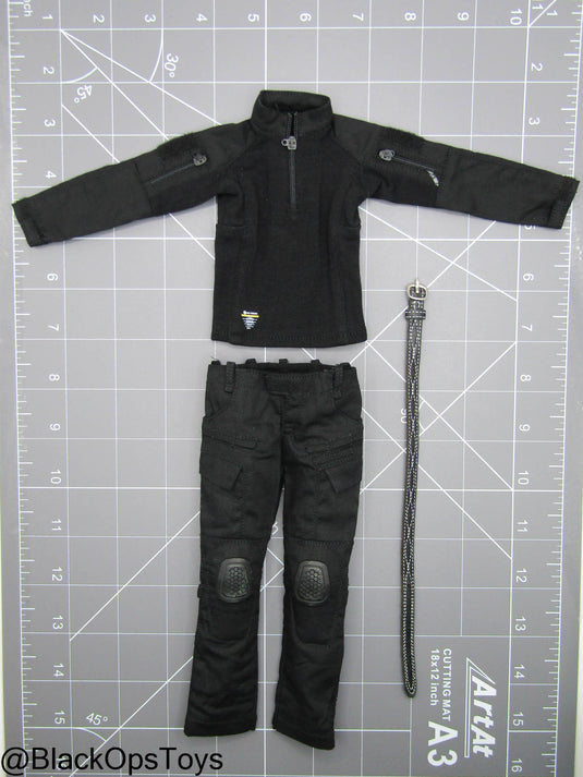 Paramilitary Forces Op. B - Black Uniform Set w/Belt