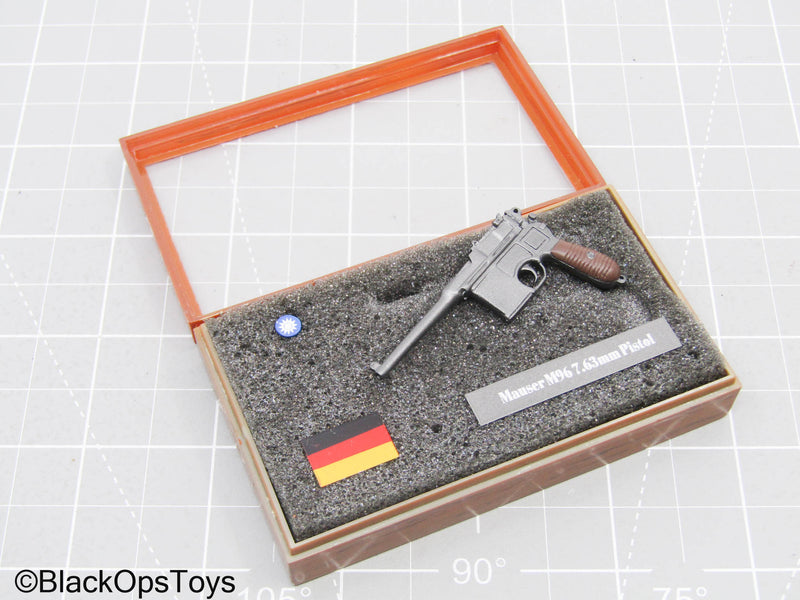 Load image into Gallery viewer, Metal Mauser M96 7.62mm Pistol w/Brown Case
