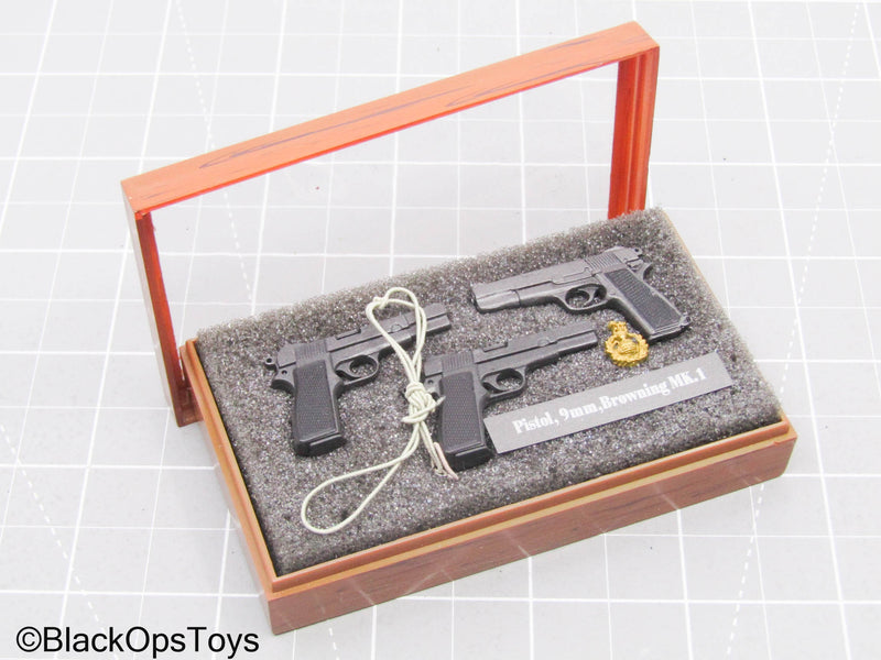 Load image into Gallery viewer, Browning MK.1 Pistol Set w/Brown Case (READ DESC)
