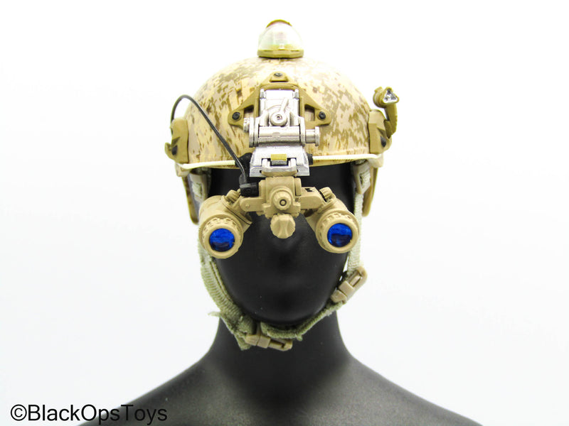 Load image into Gallery viewer, CBRN Assault Team - AOR1 Camo Helmet w/NVG Set
