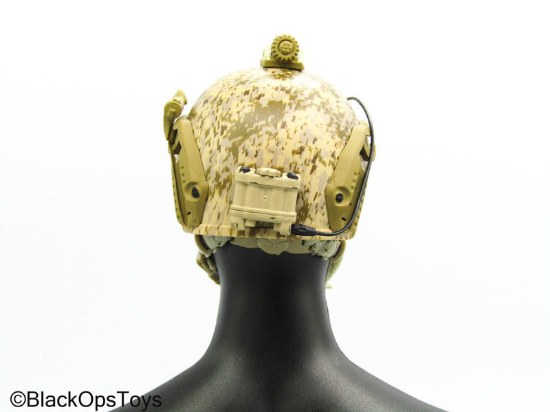 Load image into Gallery viewer, CBRN Assault Team - AOR1 Camo Helmet w/NVG Set
