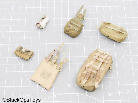 Tan Pack & Pouch Set