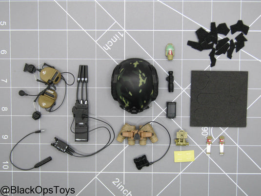 Paramilitary Forces Op. B - Multicam Black Helmet w/Attachments