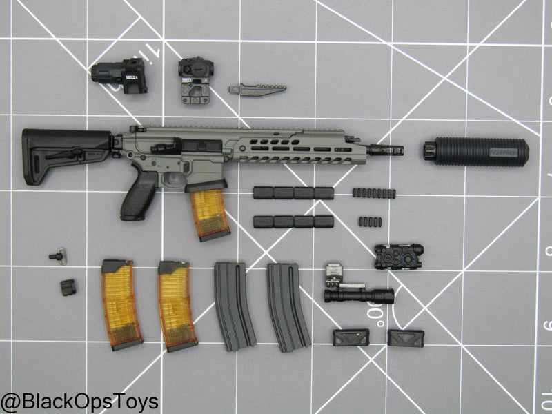 Load image into Gallery viewer, Paramilitary Forces Op. B - Black MCX Virtus Rifle w/Attachments
