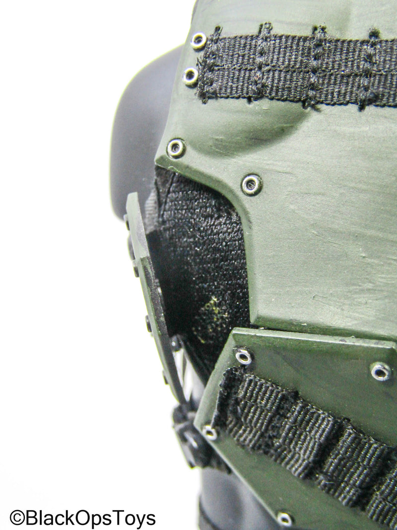 Load image into Gallery viewer, OD Green Padded Body Armor w/Black Belt (READ DESC)
