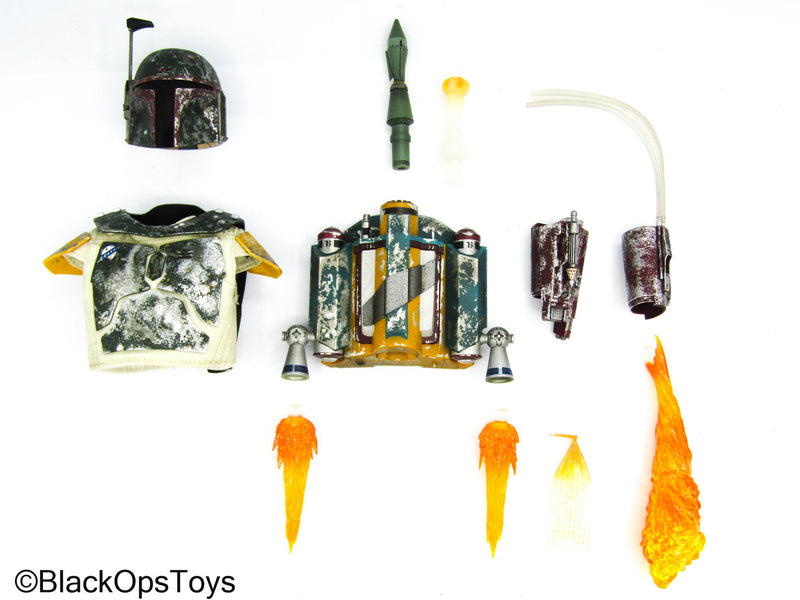 Load image into Gallery viewer, Star Wars - Boba Fett - Weathered Complete Beskar Armor Set w/Helmet
