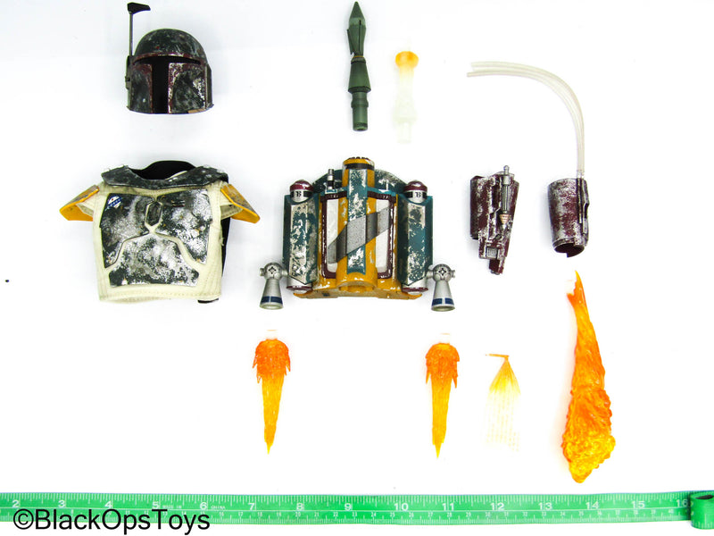 Load image into Gallery viewer, Star Wars - Boba Fett - Weathered Complete Beskar Armor Set w/Helmet
