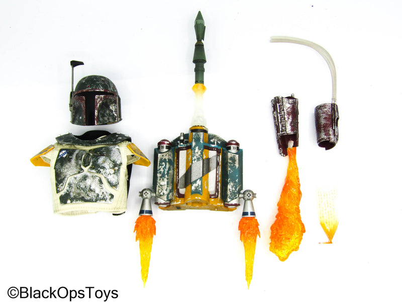 Load image into Gallery viewer, Star Wars - Boba Fett - Weathered Complete Beskar Armor Set w/Helmet
