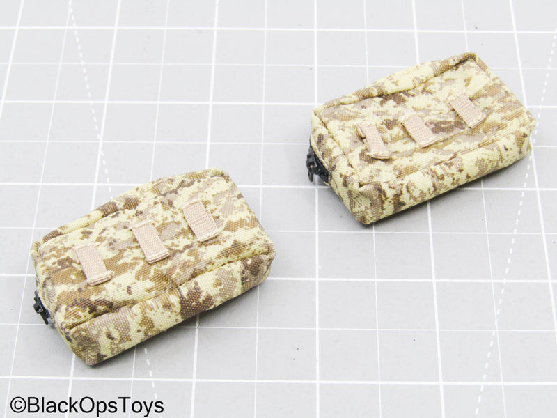 Load image into Gallery viewer, Desert Camo MOLLE Pouch Set
