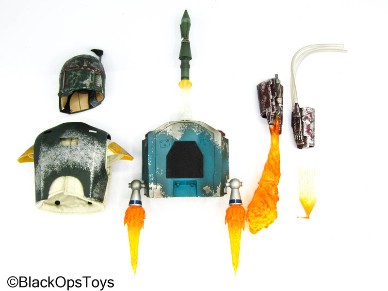 Load image into Gallery viewer, Star Wars - Boba Fett - Weathered Complete Beskar Armor Set w/Helmet
