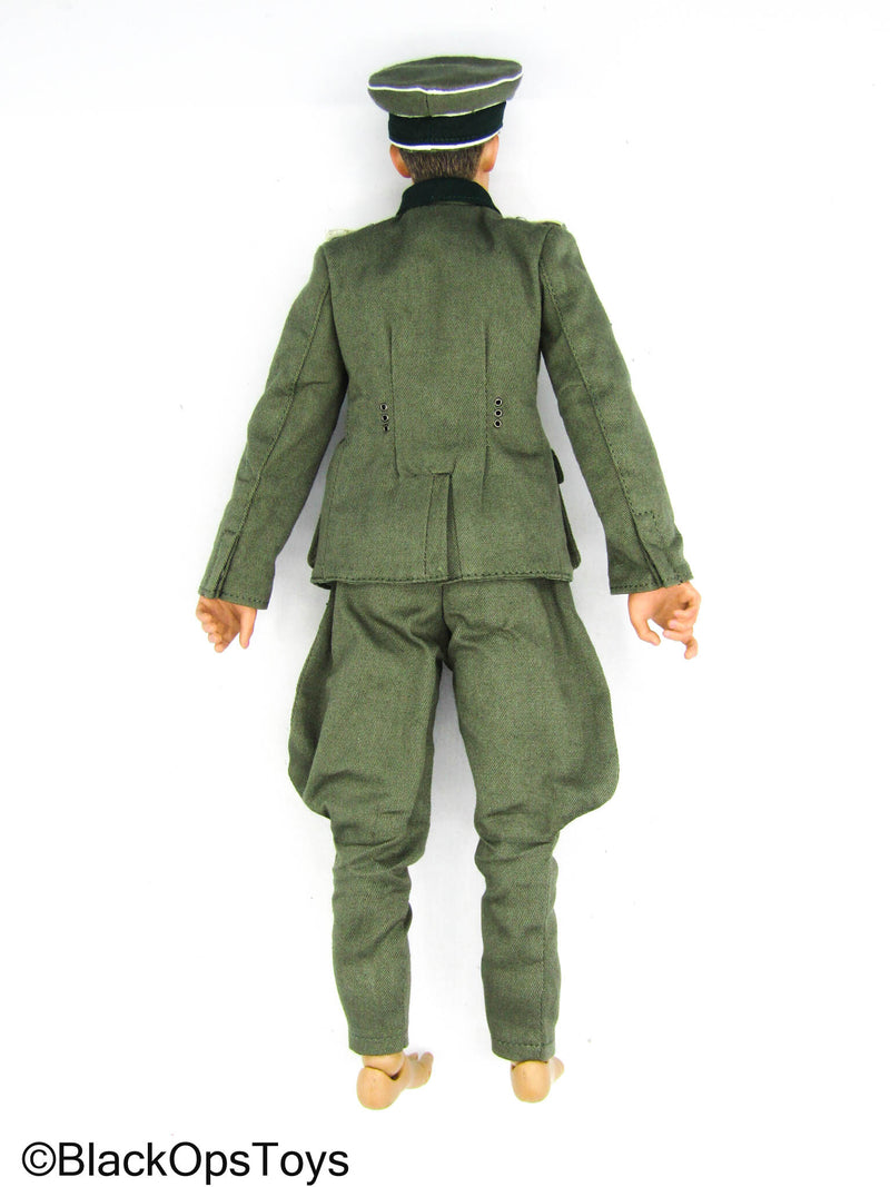 Load image into Gallery viewer, WWII - German WH Infantry - Male Body w/Head Sculpt &amp; Green Uniform
