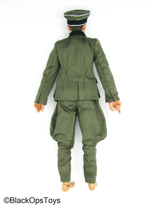 WWII - German WH Infantry - Male Body w/Head Sculpt & Green Uniform