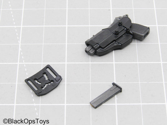 Grey Browning High Power Pistol w/Holster