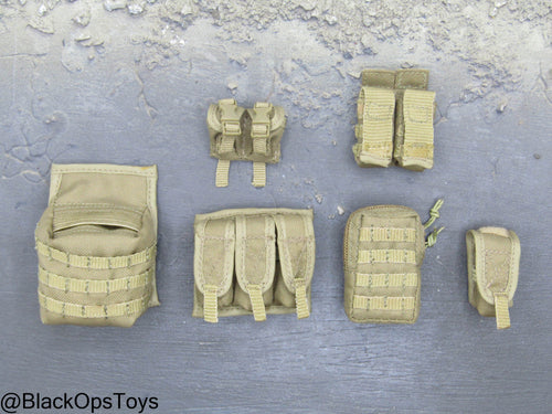ODA SF Team Leader - FDE Tan MOLLE Pouch Set