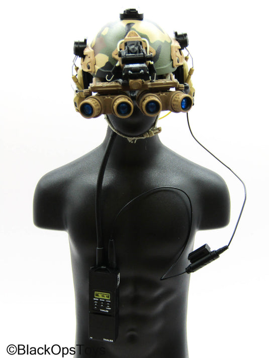 Veteran Tactical Instructor Chapt. 2 - Woodland Helmet w/NVG & Radio Set