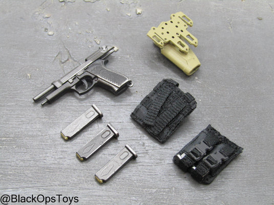ODA SF Team Leader - M9 Beretta Pistol w/Holster & Pouch Set