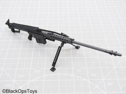 Black Barrett M82A1 Sniper Rifle w/Bipod