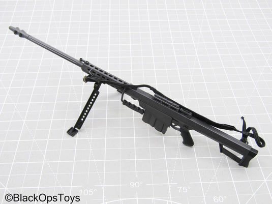Black Barrett M82A1 Sniper Rifle w/Bipod