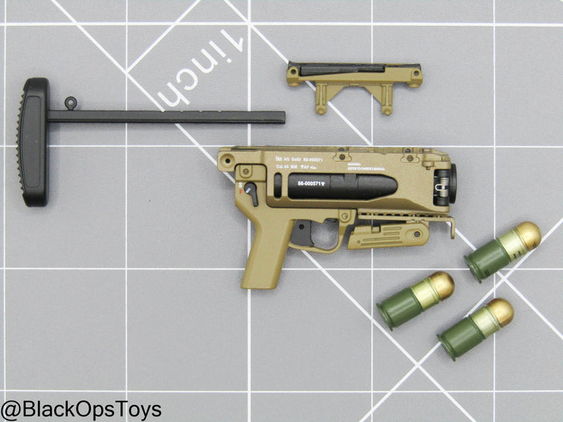 Load image into Gallery viewer, Special Forces Weapon Set G - Tan HK AG-C 40mm Grenade Launcher
