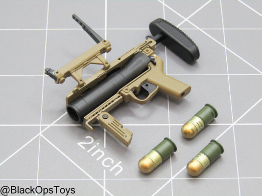 Special Forces Weapon Set G - Tan HK AG-C 40mm Grenade Launcher