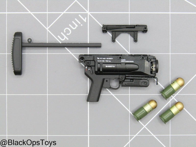 Load image into Gallery viewer, Special Forces Weapon Set G - Black HK AG-C 40mm Grenade Launcher
