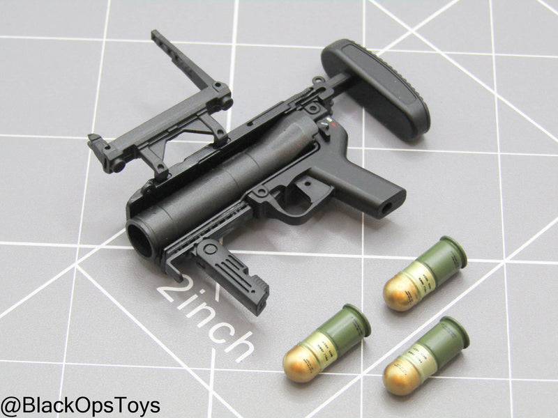 Load image into Gallery viewer, Special Forces Weapon Set G - Black HK AG-C 40mm Grenade Launcher
