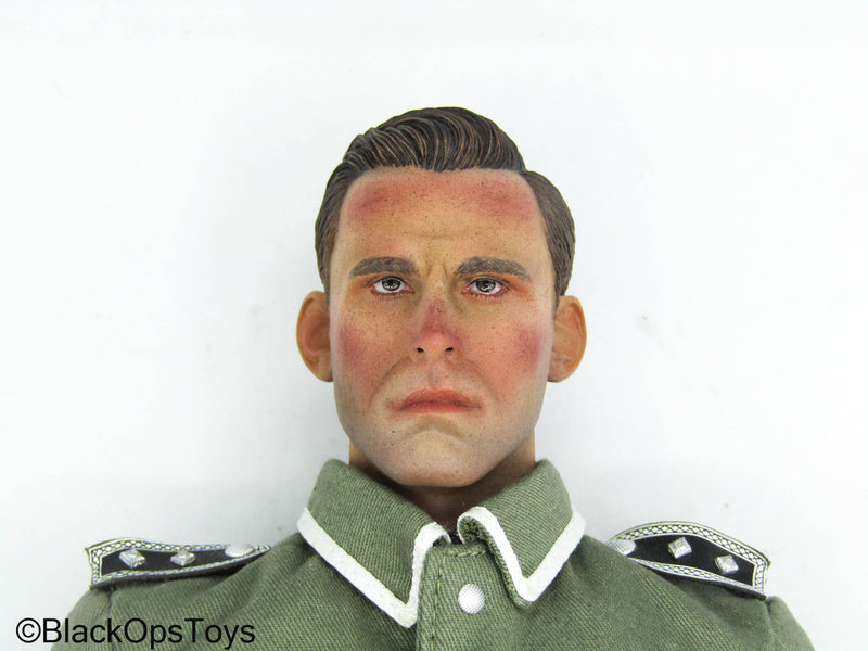 Load image into Gallery viewer, WWII - German SS-Panzer Div - Male Dressed Body w/Battle Damaged Head Sculpt
