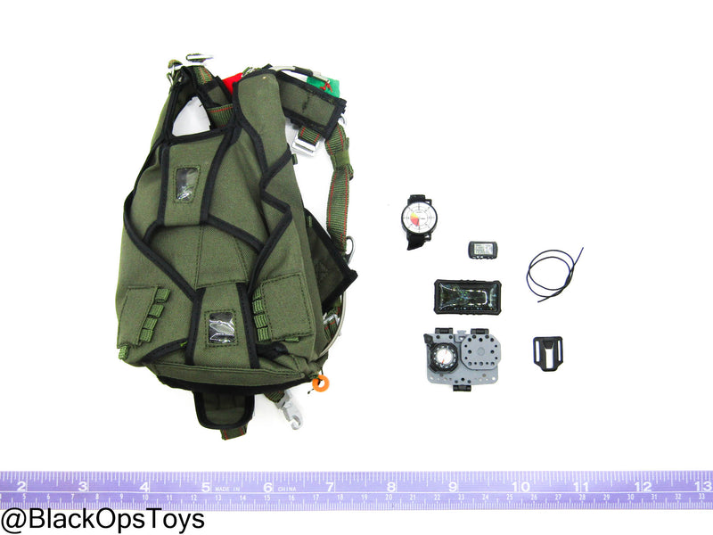 Load image into Gallery viewer, ZERT SDS13 Remastered - OD Green Parachute w/Navboard FlipMod Set
