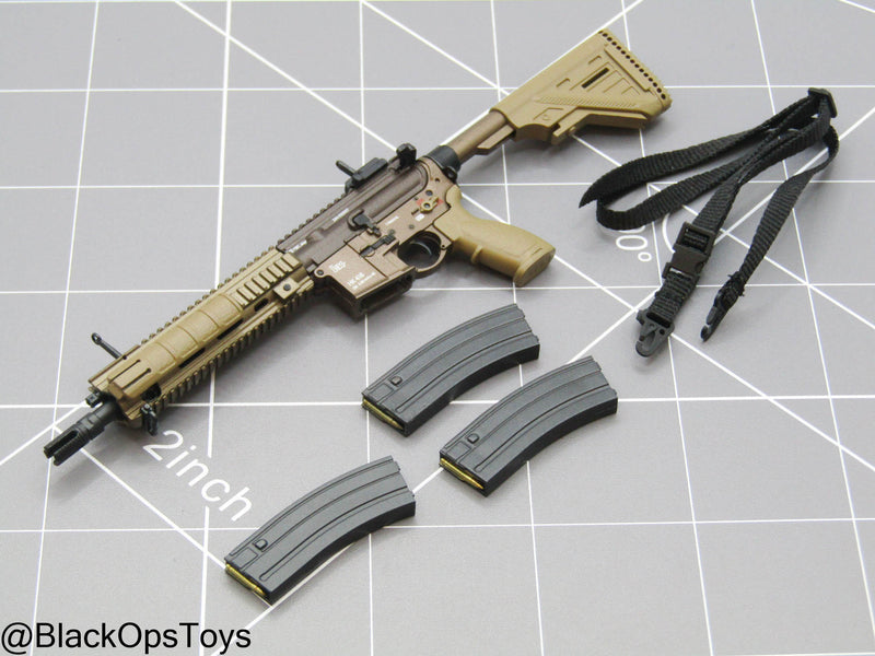Load image into Gallery viewer, Special Forces Weapon Set G - Bronze HK416 Rifle w/Sling
