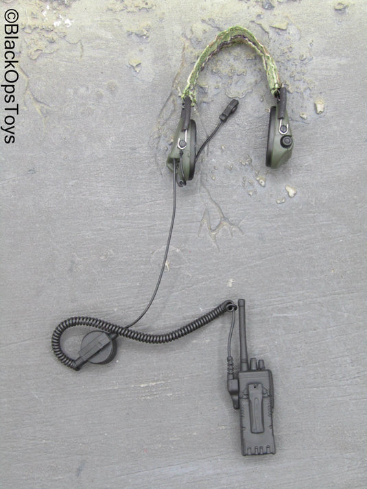 Precision Shooter - Black Radio w/Woodland Headset