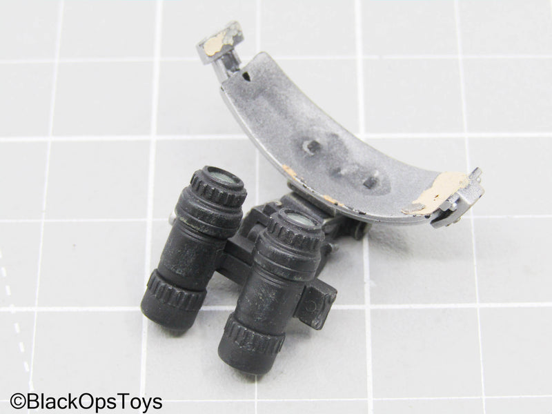 Load image into Gallery viewer, Black Night Vision Goggles w/Silver Mount
