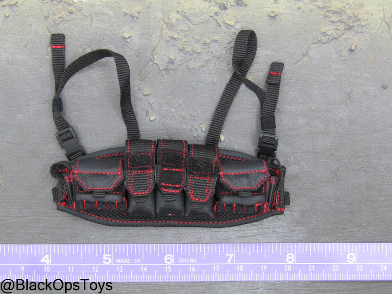 Load image into Gallery viewer, ZERT SDS13 Remastered - Black &amp; Red ZERT Nation Chest Rig
