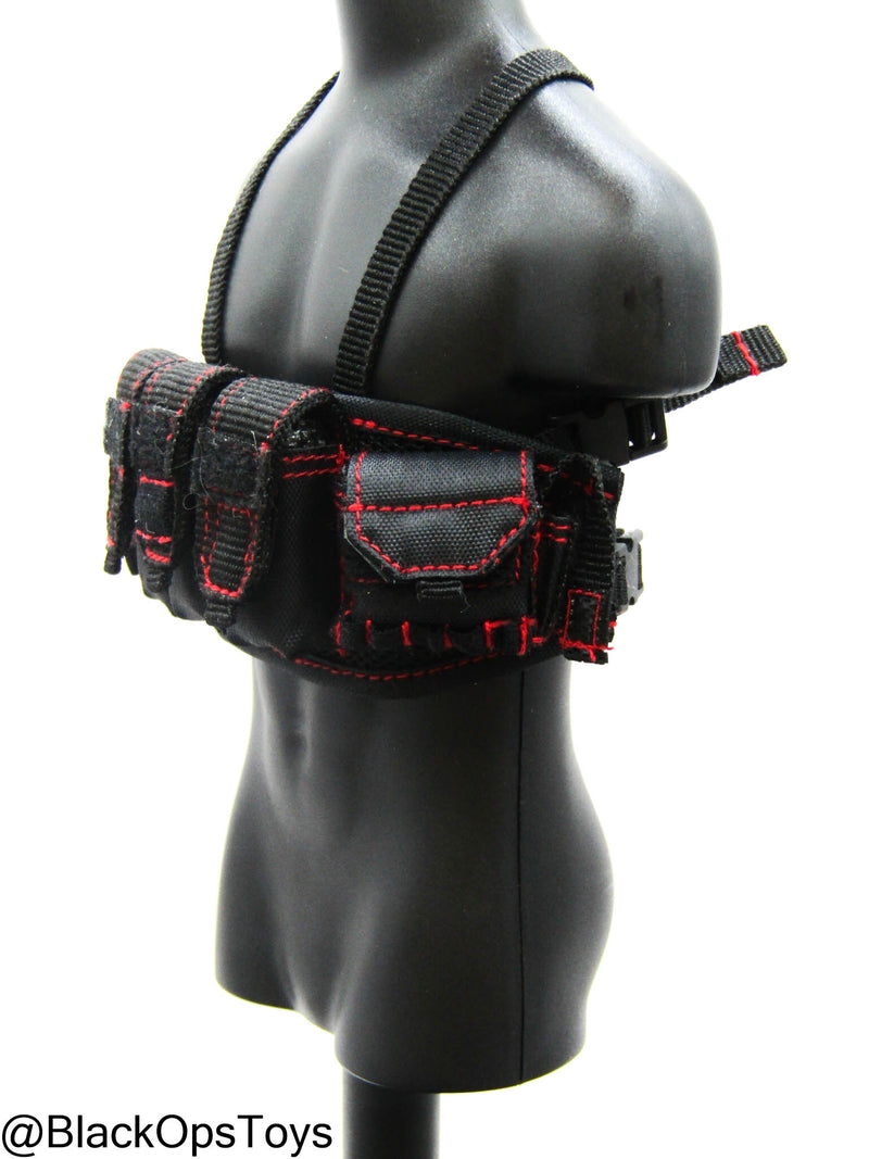 Load image into Gallery viewer, ZERT SDS13 Remastered - Black &amp; Red ZERT Nation Chest Rig
