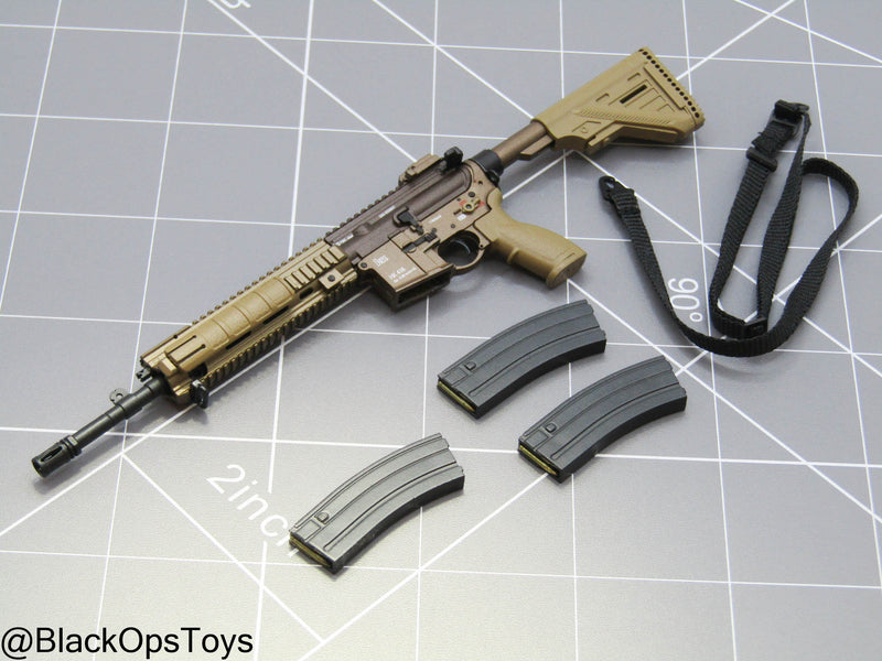 Load image into Gallery viewer, Special Forces Weapon Set G - Bronze HK416 Rifle w/Sling
