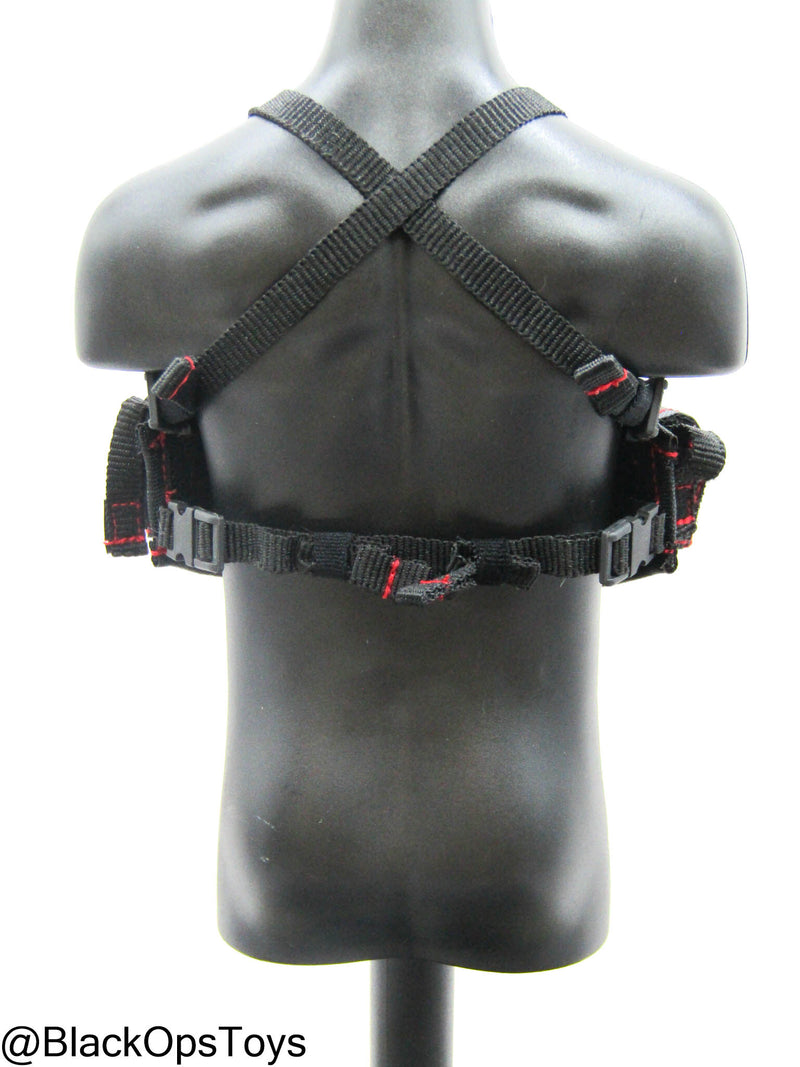 Load image into Gallery viewer, ZERT SDS13 Remastered - Black &amp; Red ZERT Nation Chest Rig
