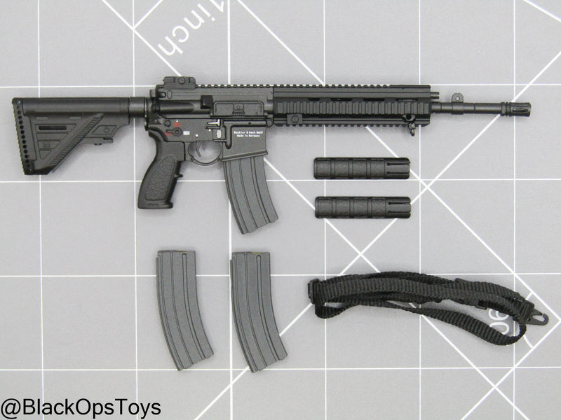 Load image into Gallery viewer, Special Forces Weapon Set G - Black HK416 Rifle w/Sling
