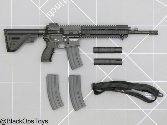 Special Forces Weapon Set G - Black HK416 Rifle w/Sling