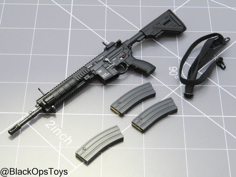 Load image into Gallery viewer, Special Forces Weapon Set G - Black HK416 Rifle w/Sling
