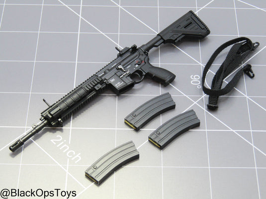 Special Forces Weapon Set G - Black HK416 Rifle w/Sling