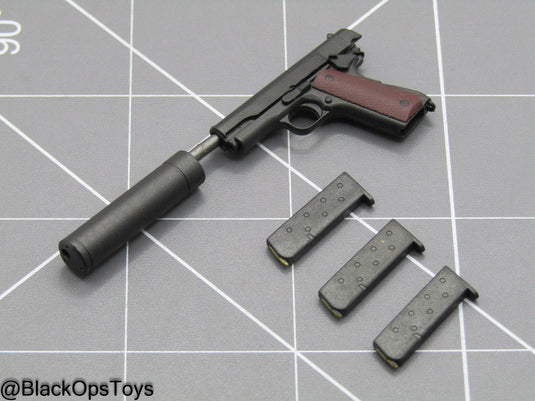 MGS - Tiger Stripe Camo Snake - M1911A Pistol w/Suppressor